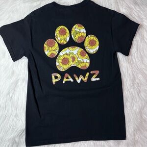 Pawz Sunflower Pawprint Graphic Tee